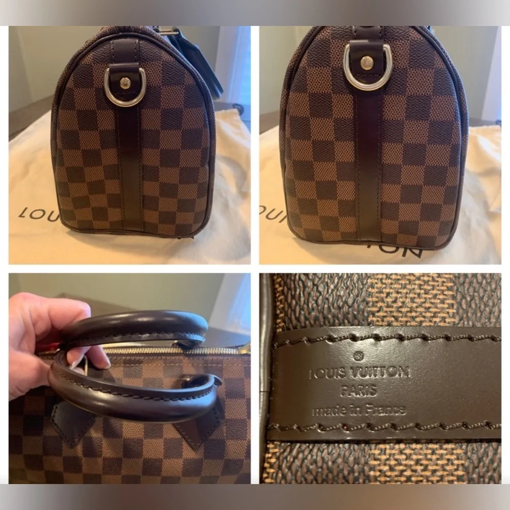 Louis Vuitton Speedy 25 Bandouliere Damier Ebene - Picture 6 of 9